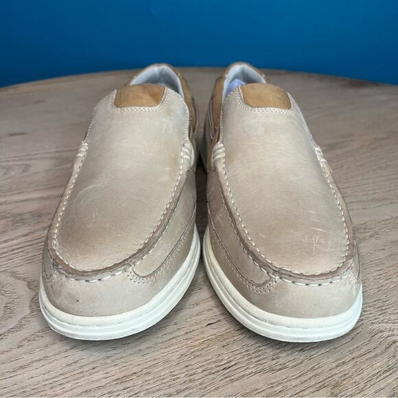 NEW Dockers Tiller Boat Shoes Slip On Taupe Men’s 8 - Picture 7 of 9